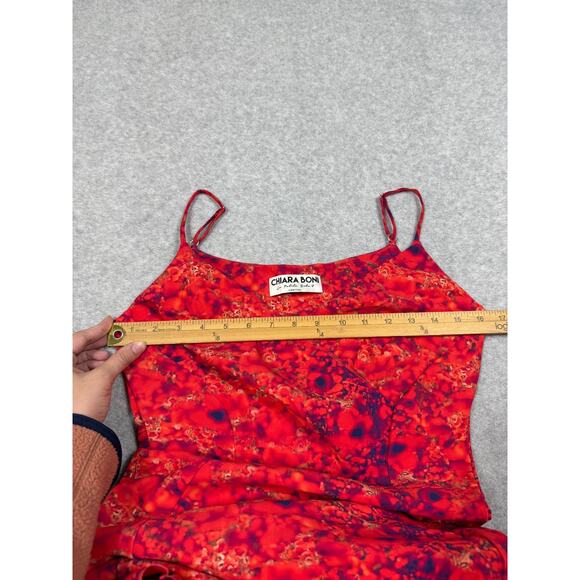 Chiara Boni La Petite Robe Womens Size 44 Multicolor Bright V-Neck Dress - Picture 4 of 9
